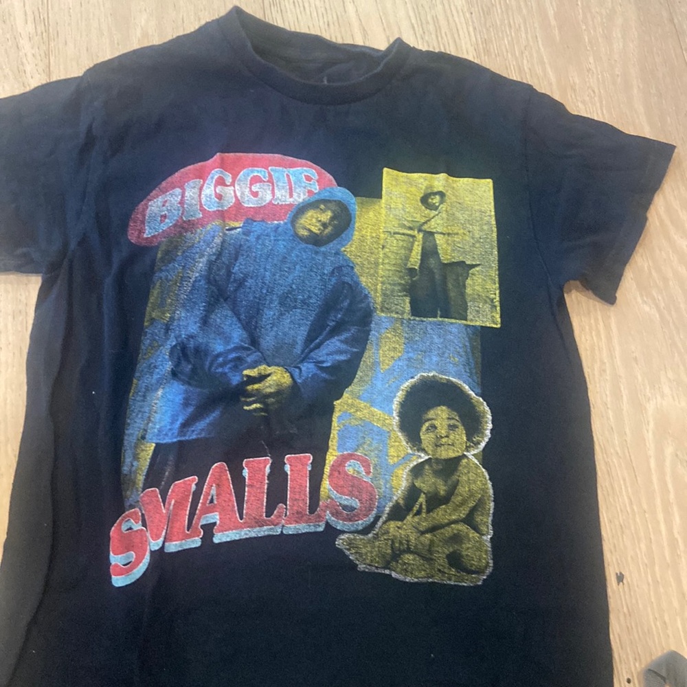 Oversized biggie smalls shirt